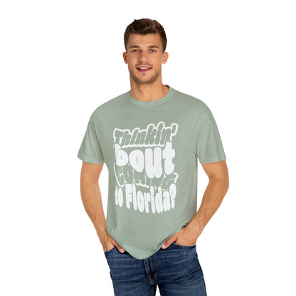 “Thinking ’Bout Coming to Florida? DON’T” Unisex Softstyle Graphic Tee