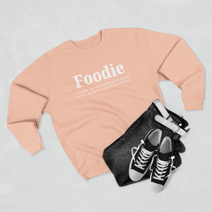“Foodie (n.)” Minimalist Definition Sweatshirt | For Food Lovers & Reviewers