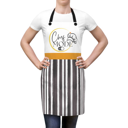 Chef Mode Apron, Stylish Cooking Gift, Baking Accessory, Kitchen Decor, Culinary Wear, Gift for Food Lovers