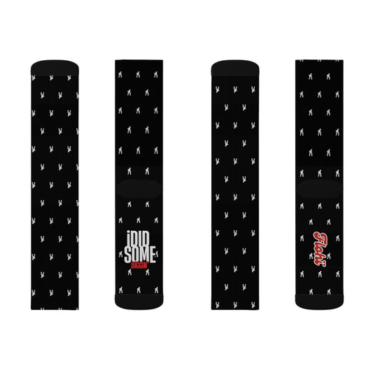 “I Did Some Diggin’” Socks – Flohï Signature Streetwear Statement | Unisex Crew Socks