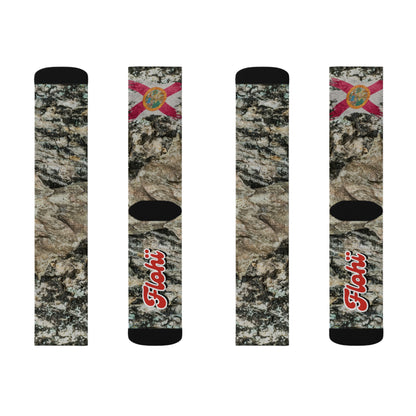 Flohï Signature Camo Socks – Florida Flag Edition | Premium Streetwear Socks