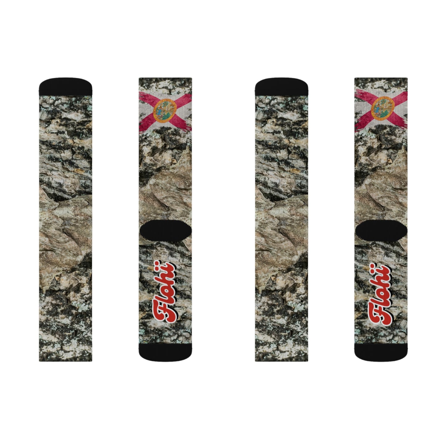 Flohï Signature Camo Socks – Florida Flag Edition | Premium Streetwear Socks
