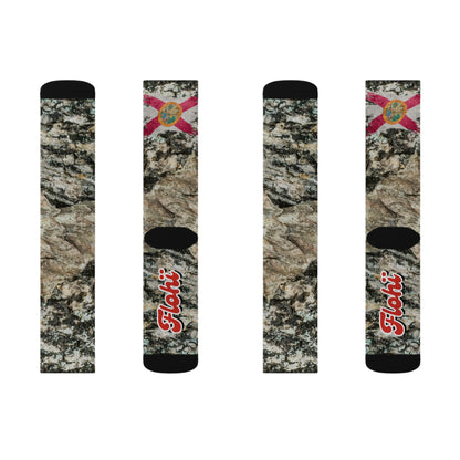 Flohï Signature Camo Socks – Florida Flag Edition | Premium Streetwear Socks