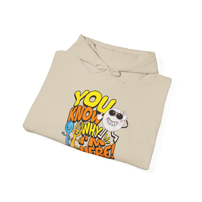 “You Know Why I’m Here” Graphic Hoodie– For the Real Foodies