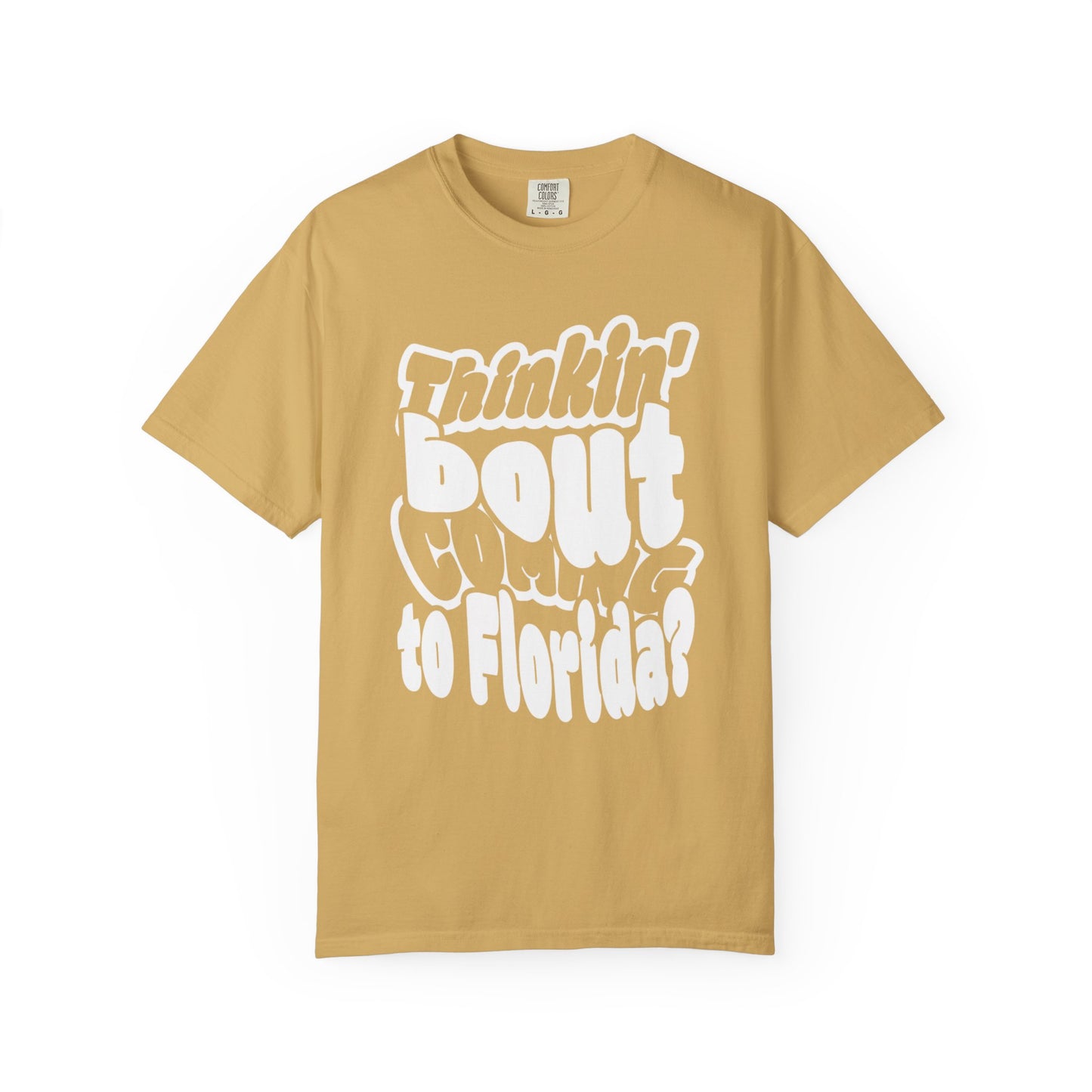 “Thinking ’Bout Coming to Florida? DON’T” Unisex Softstyle Graphic Tee