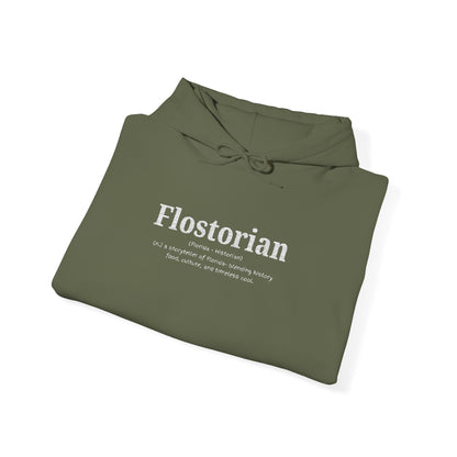 “Flostorian (n.)” Definition Hooded Sweatshirt | For Florida History Lovers & Culture Keepers
