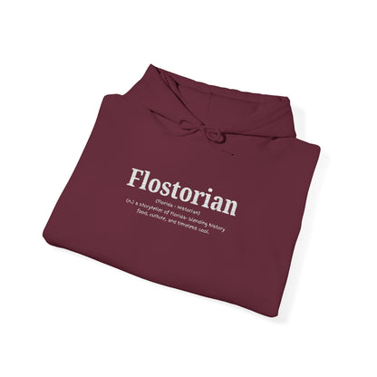 “Flostorian (n.)” Definition Hooded Sweatshirt | For Florida History Lovers & Culture Keepers