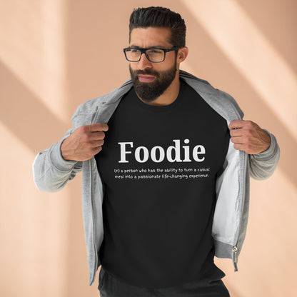 “Foodie (n.)” Minimalist Definition Sweatshirt | For Food Lovers & Reviewers