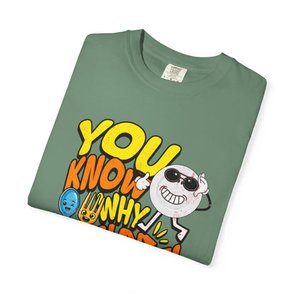 “You Know Why I’m Here” – Premium Graphic Tee for Food Lovers