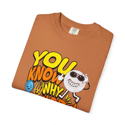 “You Know Why I’m Here” – Premium Graphic Tee for Food Lovers