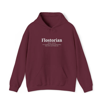 “Flostorian (n.)” Definition Hooded Sweatshirt | For Florida History Lovers & Culture Keepers