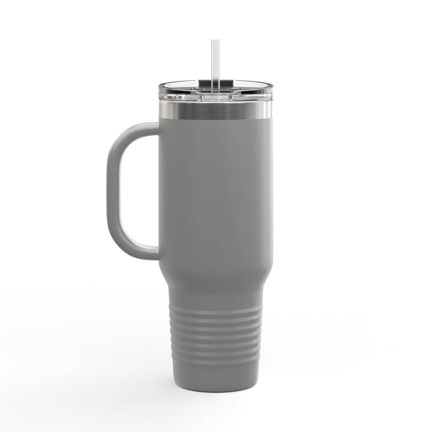 Florida Orange Blossom Stainless Steel Tumbler with Handle – 40oz Travel Mug with Straw