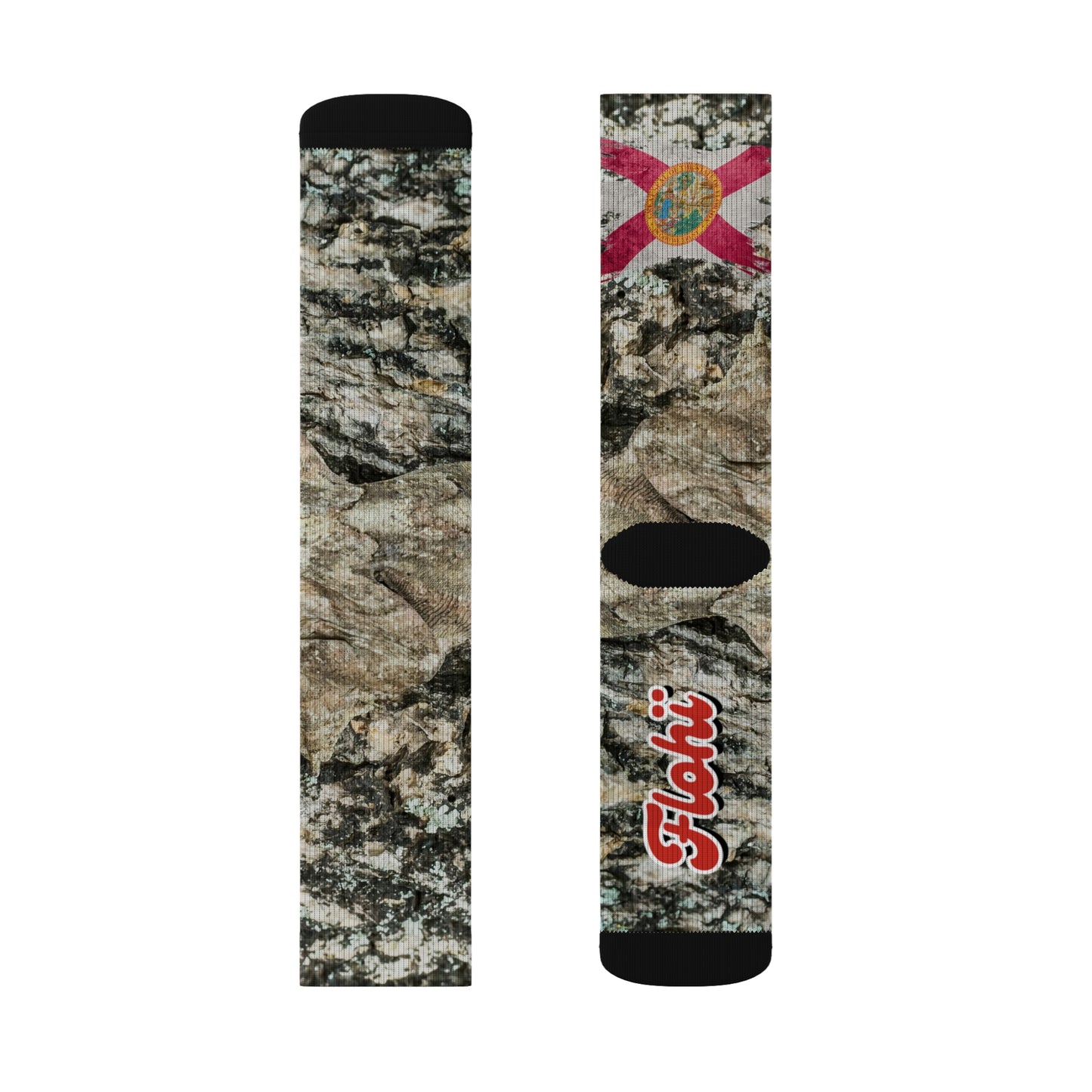 Flohï Signature Camo Socks – Florida Flag Edition | Premium Streetwear Socks