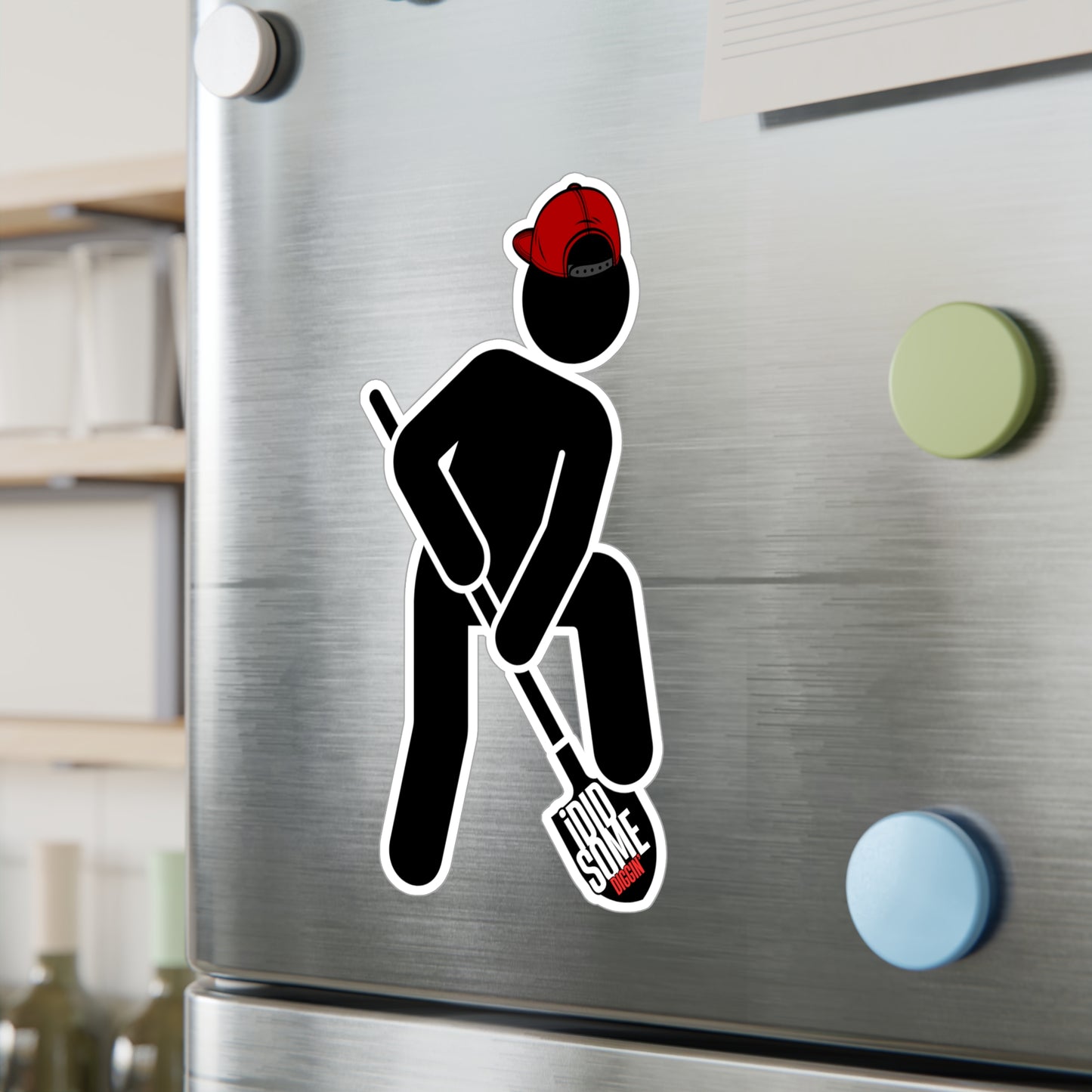 “I Did Some Diggin’” Kiss-Cut Vinyl Decal – Florida History Vibes for True Story Hunters
