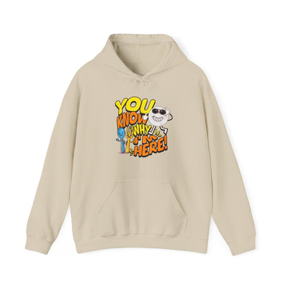 “You Know Why I’m Here” Graphic Hoodie– For the Real Foodies