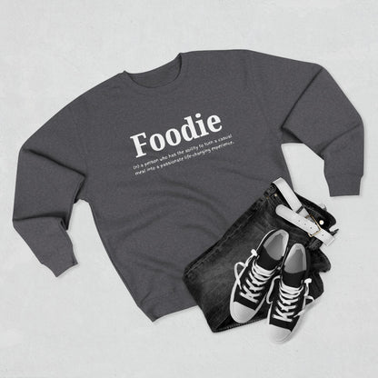 “Foodie (n.)” Minimalist Definition Sweatshirt | For Food Lovers & Reviewers