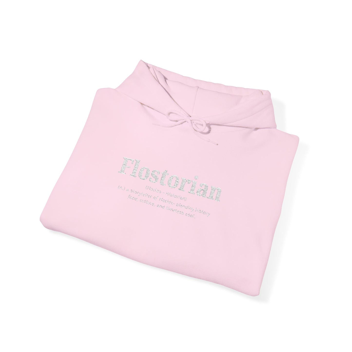 “Flostorian (n.)” Definition Hooded Sweatshirt | For Florida History Lovers & Culture Keepers