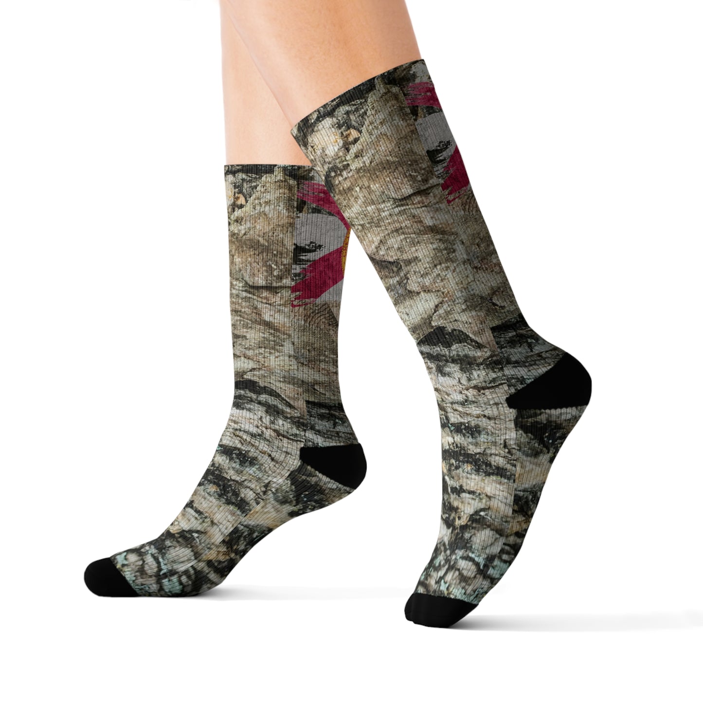 Flohï Signature Camo Socks – Florida Flag Edition | Premium Streetwear Socks