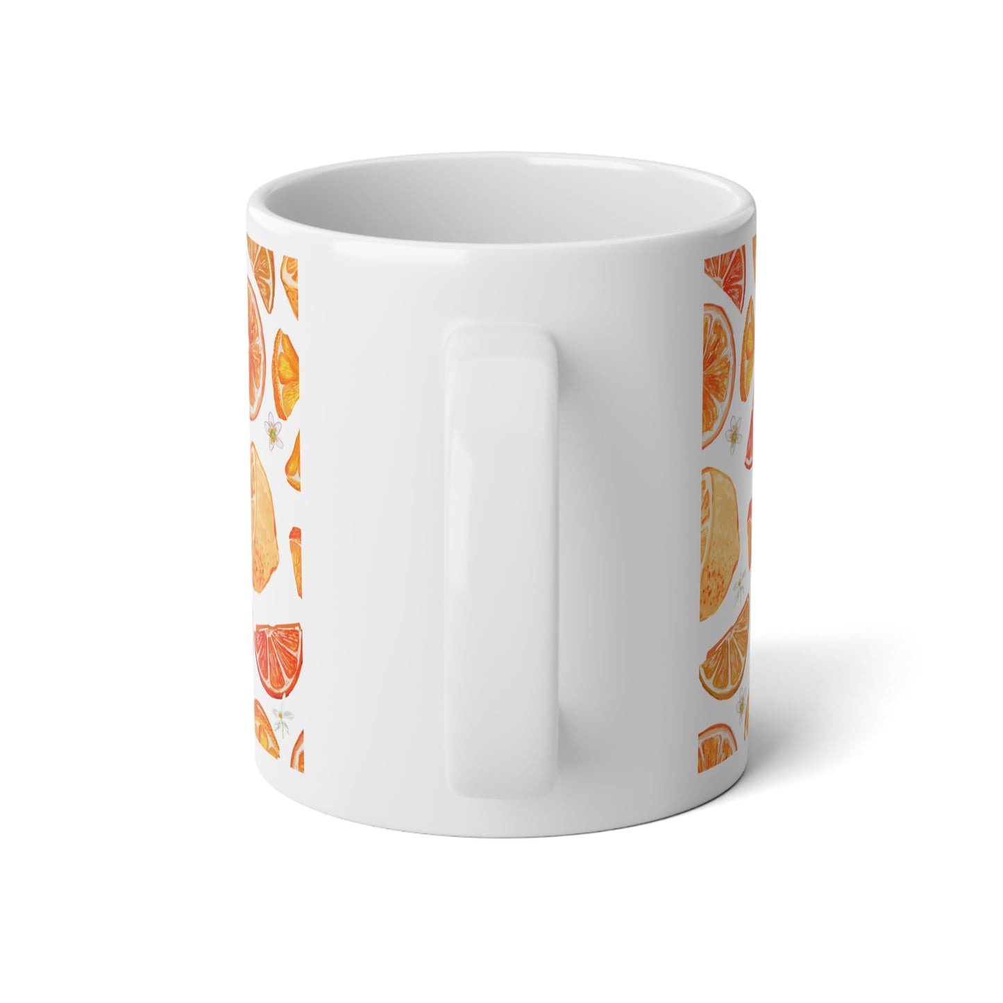 Orange Blossom Jumbo Mug, 20oz - Perfect for Coffee Lovers, Tea Time, Gift for Her
