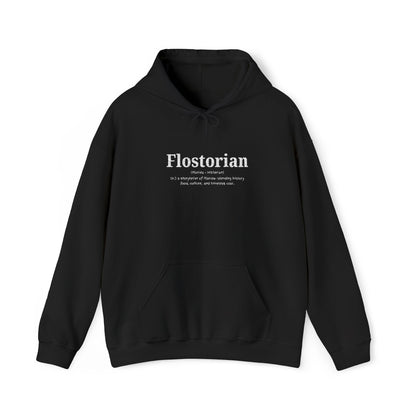 “Flostorian (n.)” Definition Hooded Sweatshirt | For Florida History Lovers & Culture Keepers