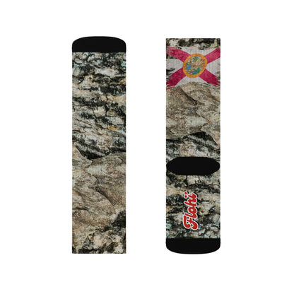 Flohï Signature Camo Socks – Florida Flag Edition | Premium Streetwear Socks