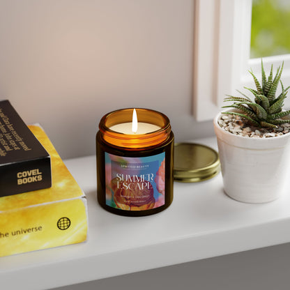Summer Escape Mango Coconut Candle – Coconut Apricot Wax (4oz & 9oz)