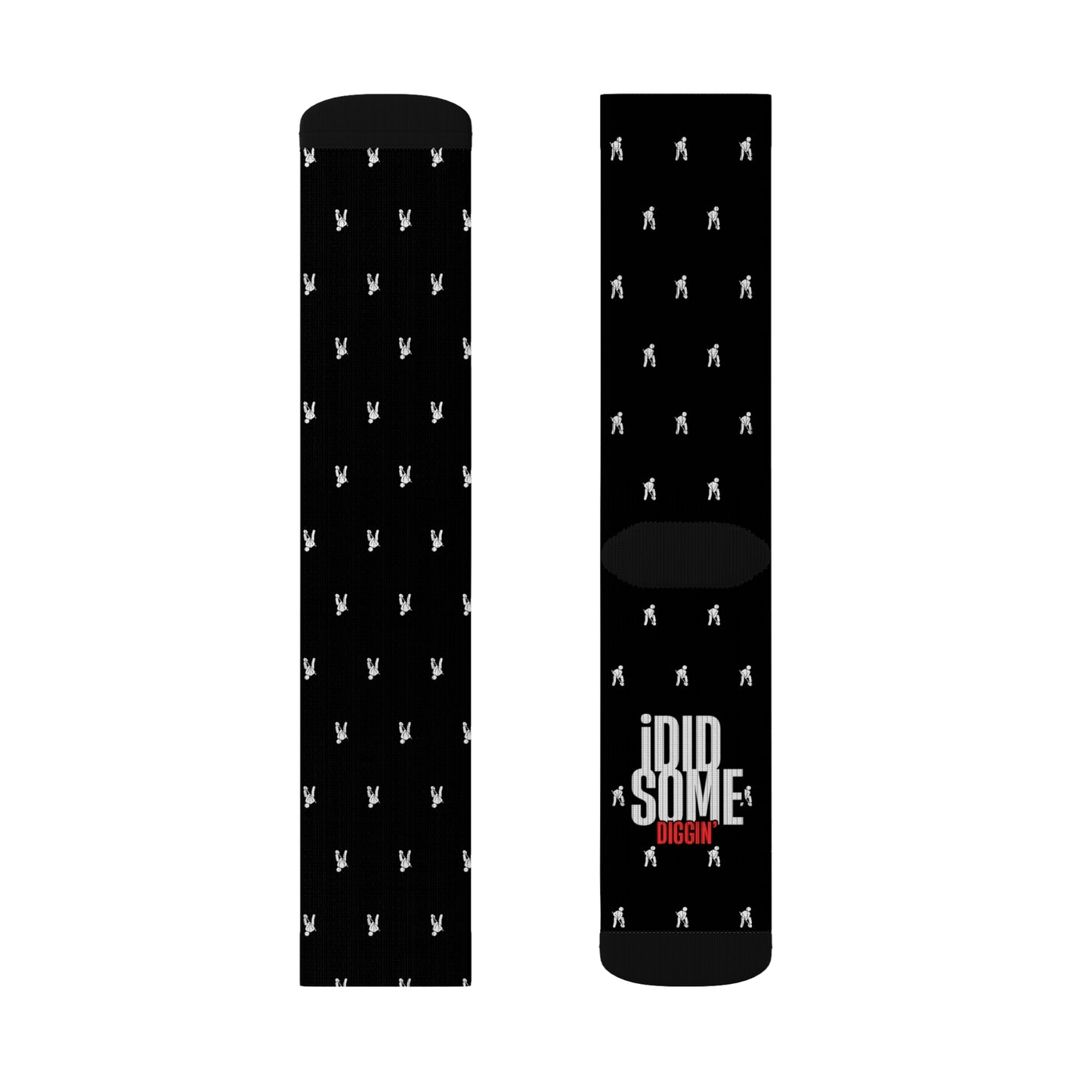 “I Did Some Diggin’” Socks – Flohï Signature Streetwear Statement | Unisex Crew Socks