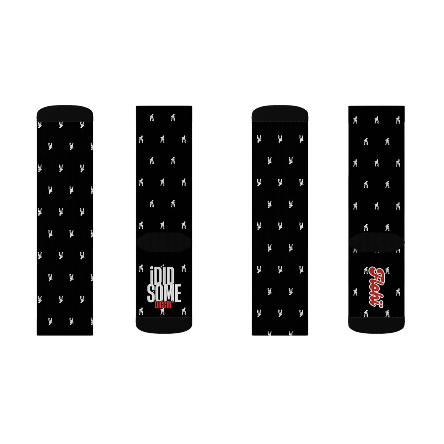 “I Did Some Diggin’” Socks – Flohï Signature Streetwear Statement | Unisex Crew Socks