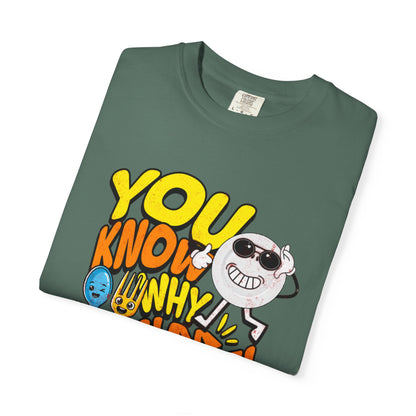 “You Know Why I’m Here” – Premium Graphic Tee for Food Lovers