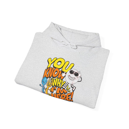 “You Know Why I’m Here” Graphic Hoodie– For the Real Foodies
