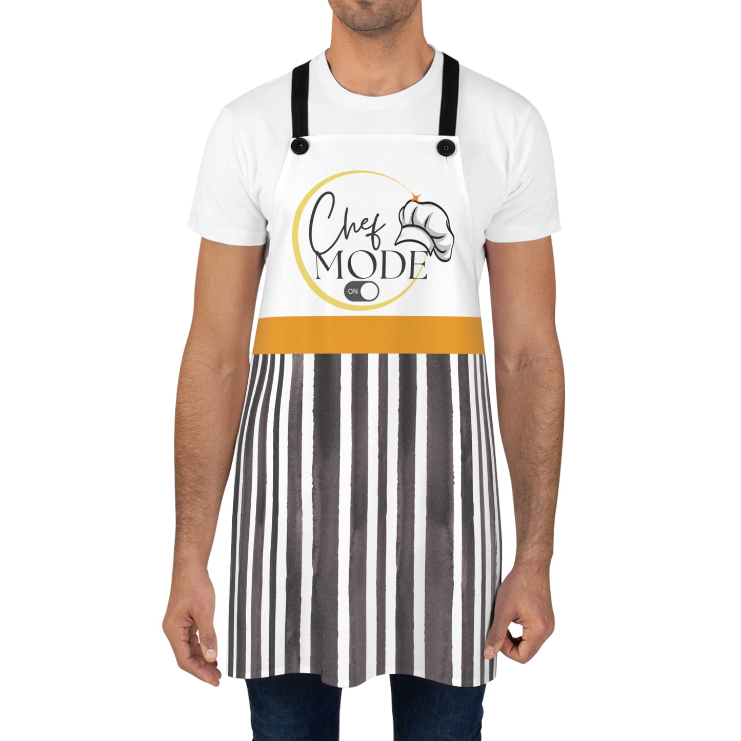 Chef Mode Apron, Stylish Cooking Gift, Baking Accessory, Kitchen Decor, Culinary Wear, Gift for Food Lovers