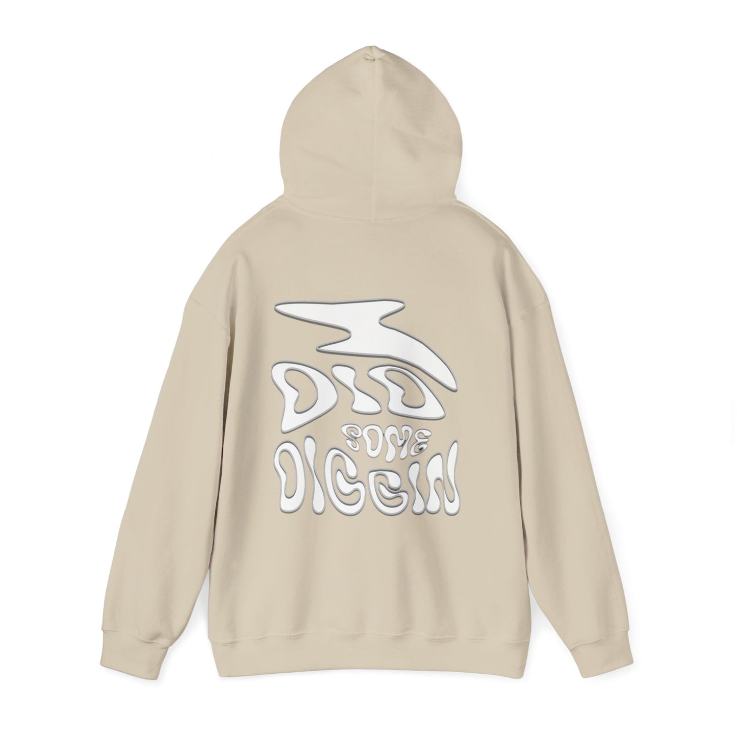 I Did Some Diggin’ Oversized Hoodie – Wave Logo Edition