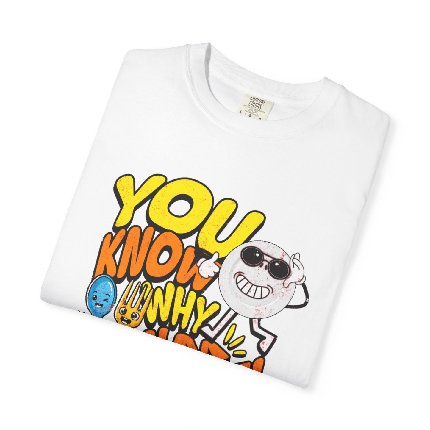 “You Know Why I’m Here” – Premium Graphic Tee for Food Lovers