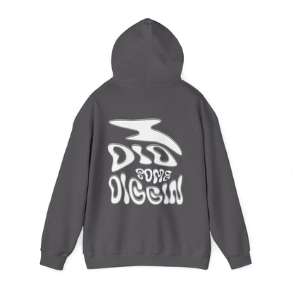 I Did Some Diggin’ Oversized Hoodie – Wave Logo Edition