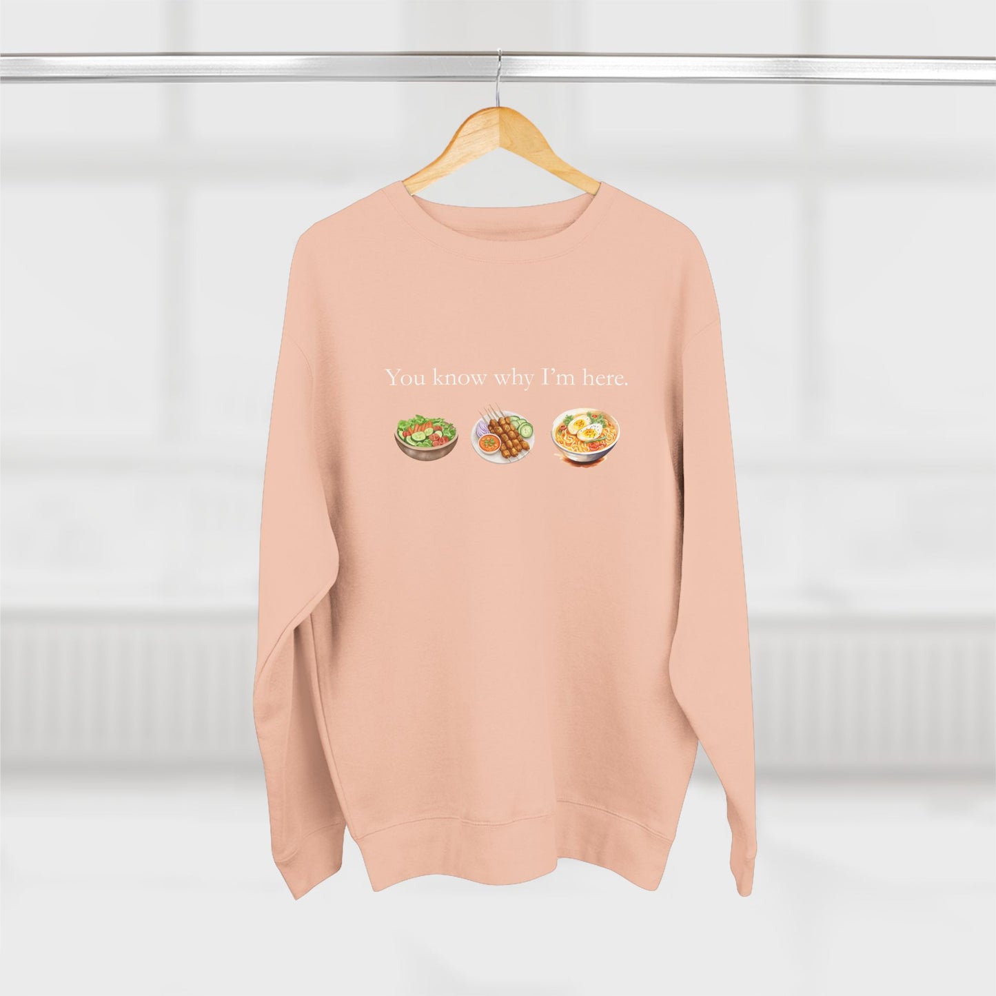 You Know Why I'm Here Crewneck Sweatshirt