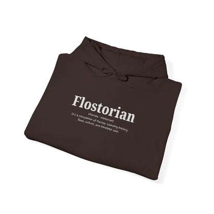 “Flostorian (n.)” Definition Hooded Sweatshirt | For Florida History Lovers & Culture Keepers
